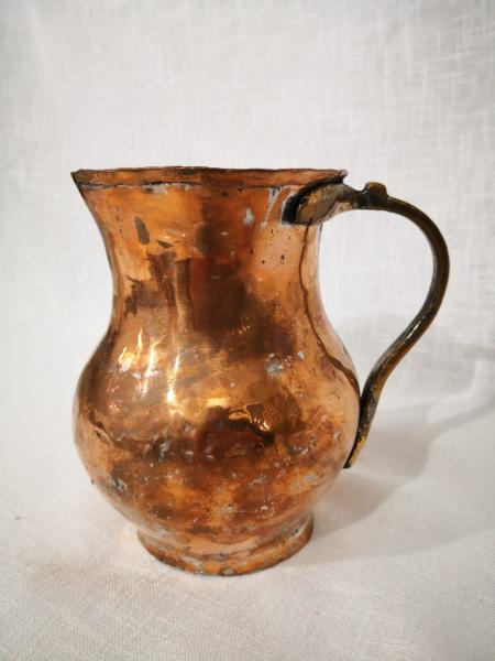 Bakır Maşrapa Aoa Ölçü 11X15Cm 15Cm Yüksekliği