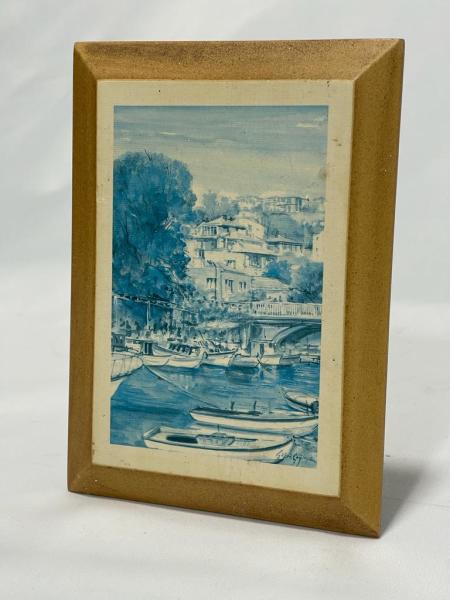 Vintage Ahşap Üzerine Tablo 20X15 Cm Aoa Ölçü 20X15Cm