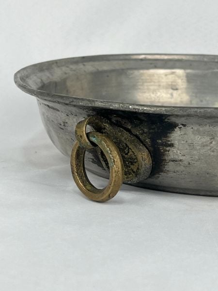 Antika Bakır Süzgeç Ölçü Çap 33 Cm H 8 Cm