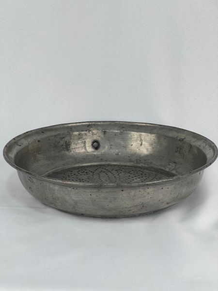 Antika Bakır Süzgeç Ölçü Çap 33 Cm H 8 Cm