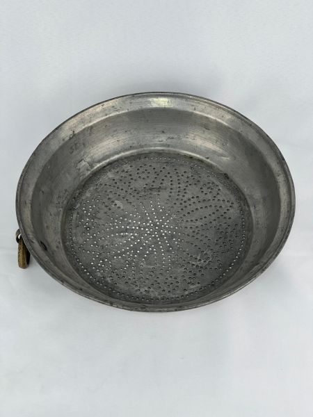 Antika Bakır Süzgeç Ölçü Çap 33 Cm H 8 Cm