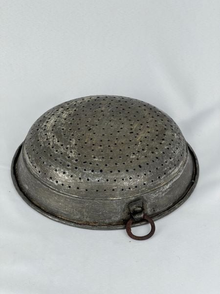 Antika Bakır Süzgeç Ölçü Çap 29 Cm H 8,5 Cm