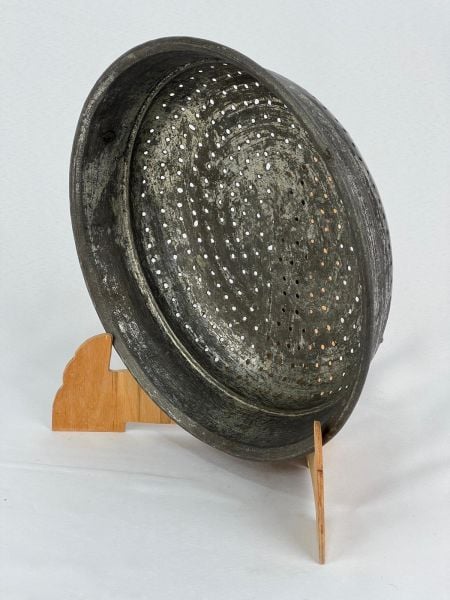 Antika Bakır Süzgeç Ölçü Çap 29 Cm H 8,5 Cm
