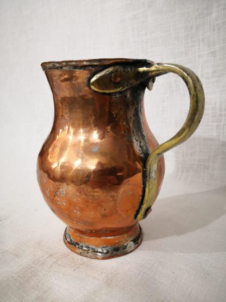 Bakır Maşrapa Aoa Ölçü 11X14Cm 16Cm Yüksekliği