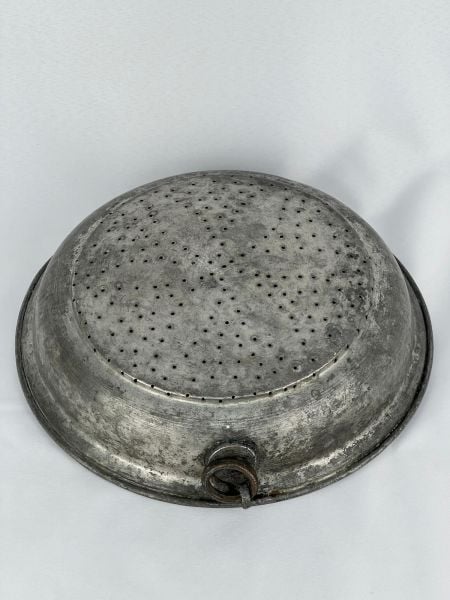 Antika Bakır Süzgeç Ölçü Çap 30,5 Cm H 8 Cm