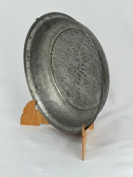 Antika Bakır Süzgeç Ölçü Çap 30,5 Cm H 8 Cm