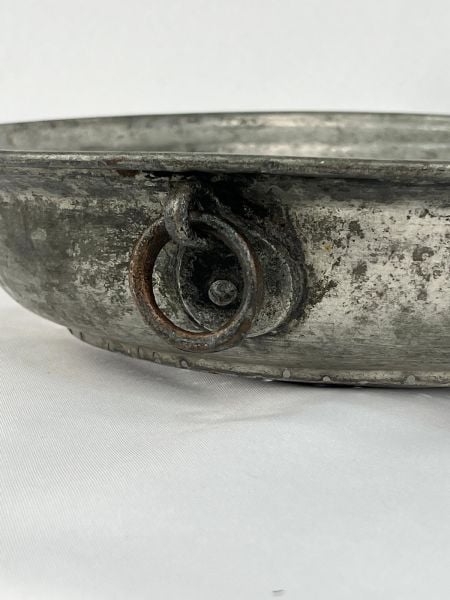 Antika Bakır Süzgeç Ölçü Çap 30,5 Cm H 8 Cm