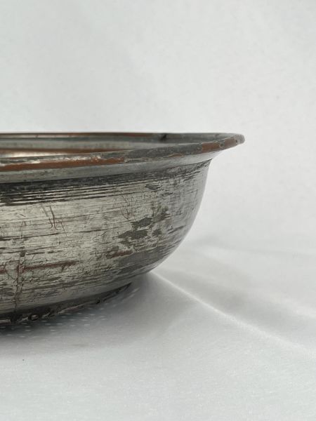 Antika Bakır Süzgeç Ölçü Çap 30,5 Cm H 8,5 Cm