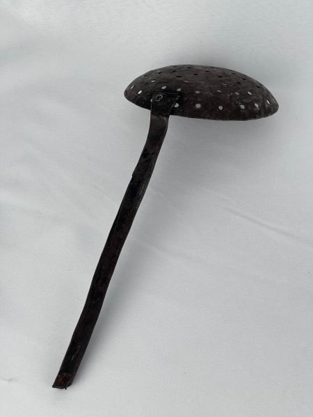 Antika Bakır Kevgir Ölçü 13X13 Sap Dahil 32 Cm
