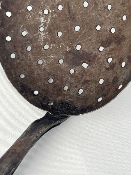 Antika Bakır Kevgir Ölçü 13X13 Sap Dahil 32 Cm