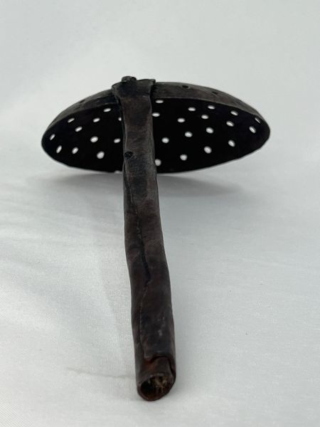 Antika Bakır Kevgir Ölçü 13X13 Sap Dahil 32 Cm