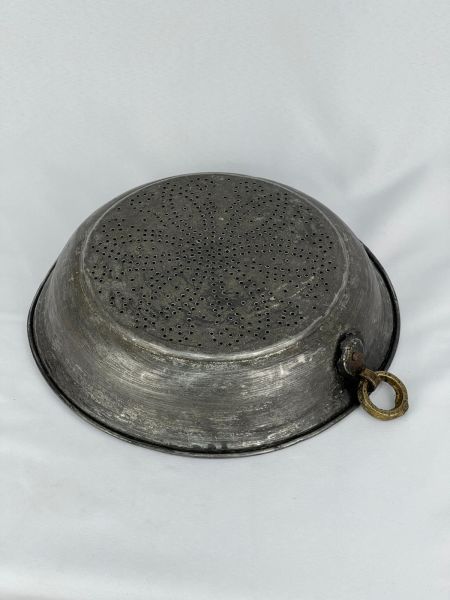 Antika Bakır Sahan Ölçü Çap 31 Cm H 7 Cm