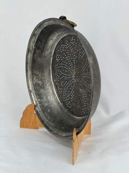 Antika Bakır Sahan Ölçü Çap 31 Cm H 7 Cm