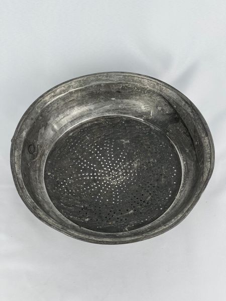 Antika Bakır Sahan Ölçü Çap 31 Cm H 7 Cm