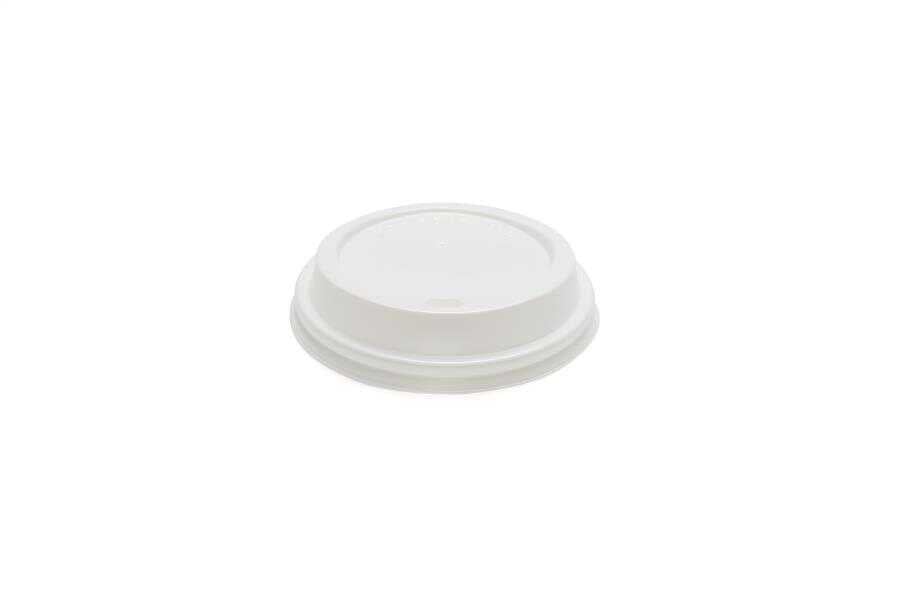 Bardak Kapağı 14-16 Oz Sicak Bombeli Beyaz 2,70 Gr 90 Mm 100 Adet