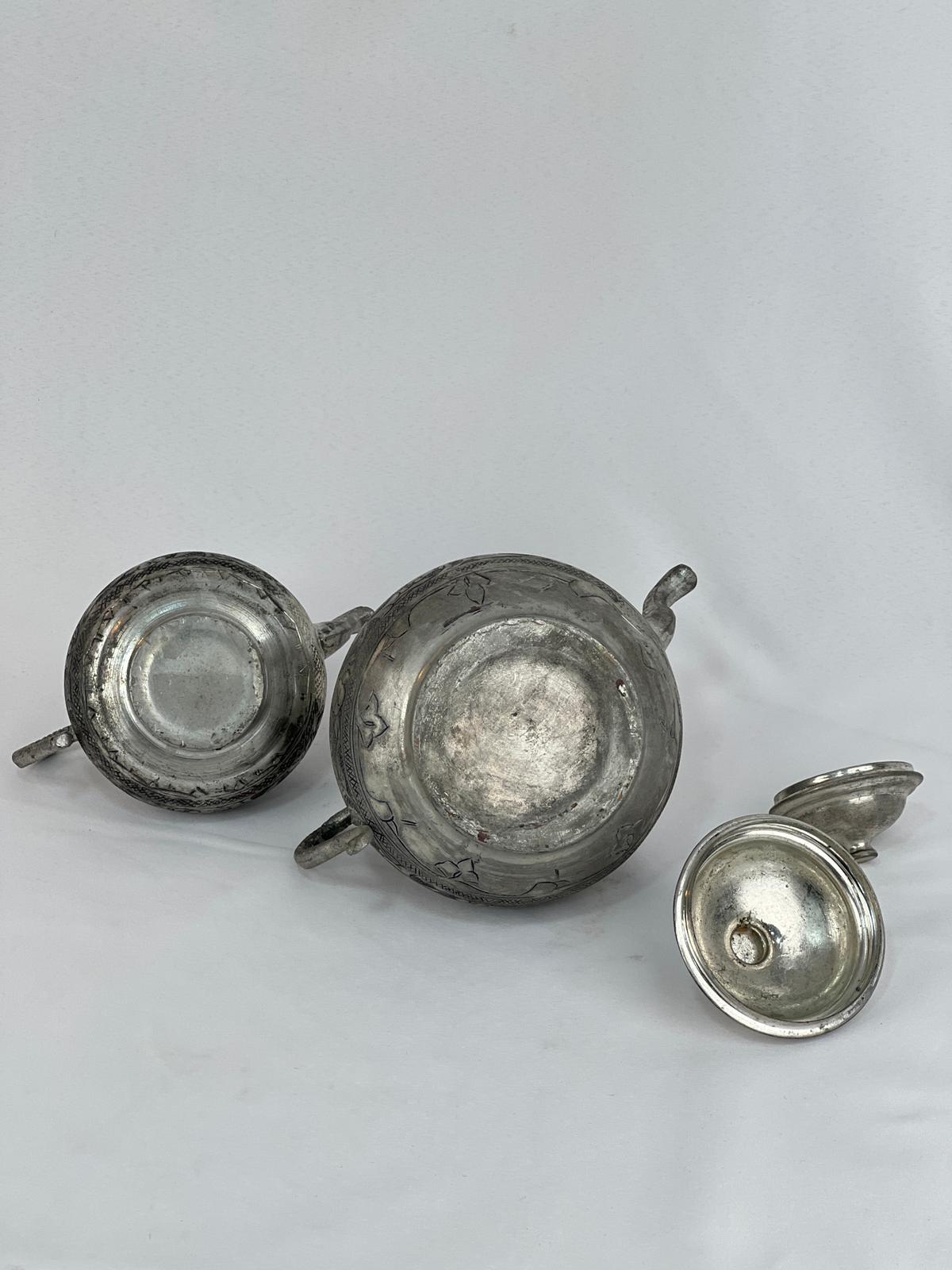 Antika Bakır Çaydanlik Ölçü 15X25 Cm H 27 Cm