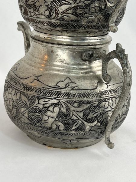 Antika Bakır Çaydanlik Ölçü 15X25 Cm H 27 Cm