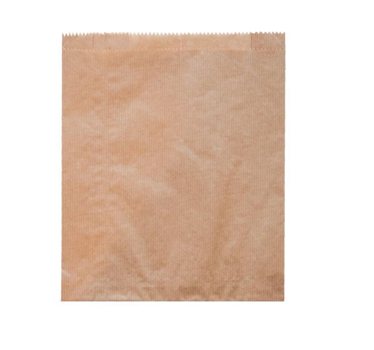 Kese Kağıdı Çizgili Şamua Kraft Hamburger 15X20 Cm 1 Kilo
