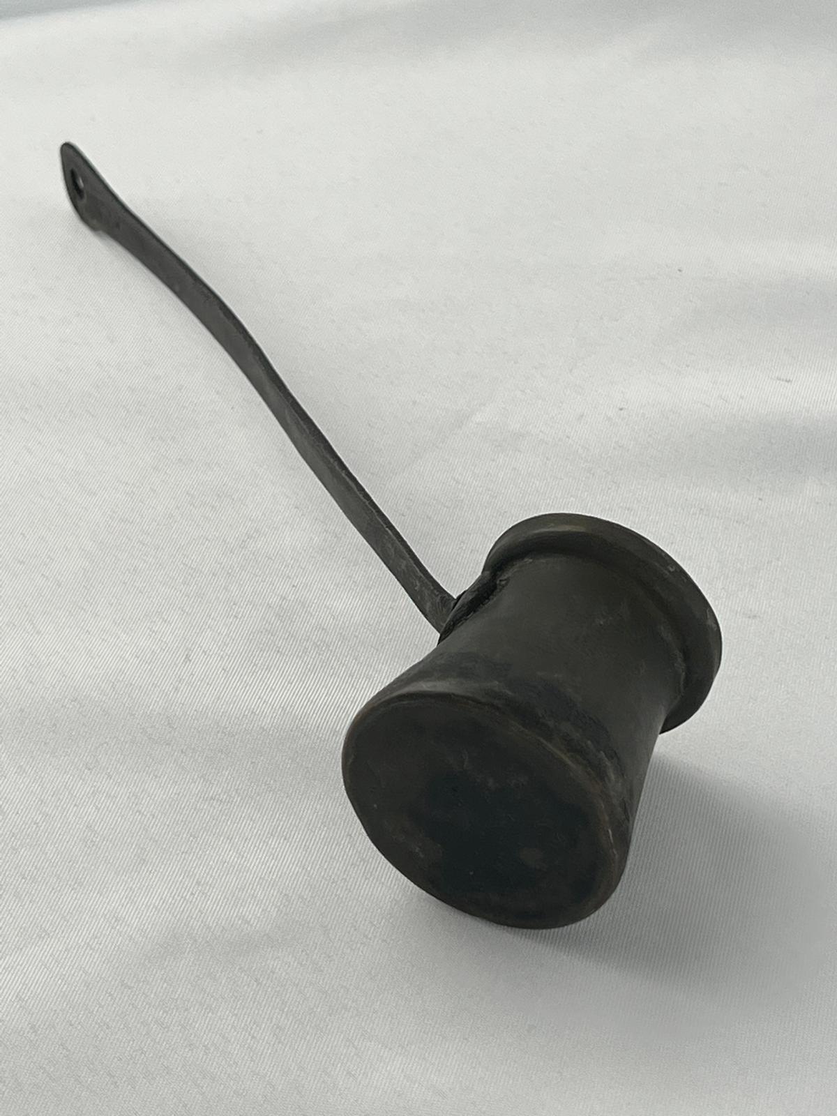 Antika Bakır Cezve Ölçü Çap 5 Cm H 5 Cm Sap 19,5 Cm