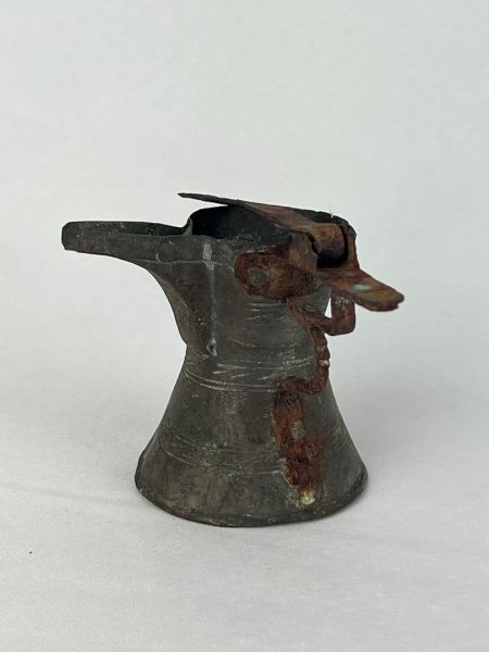 Antika Bakır Cezve Ölçü 14X9 Cm H 8 Cm