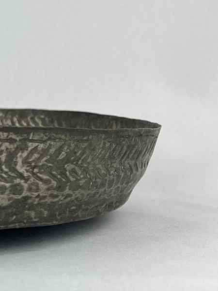 Antika Bakır Tepsi Ölçü Çap 36 Cm H 6,5 Cm