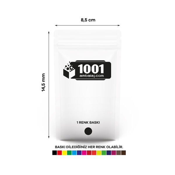 8,5X14,5 Cm Şeffaf Renk Doypack Torba /70/