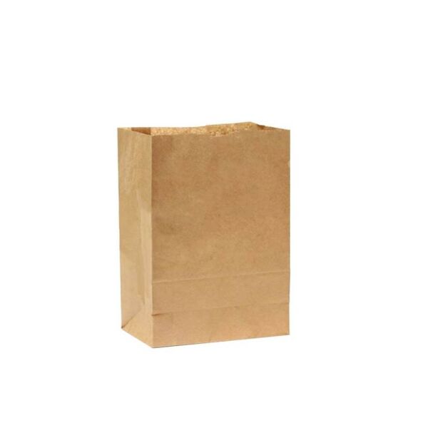 İki Taraf İki Renk Baskılı 25X12X33 Cm Kese Kağıdı Fast Food Menu Servis Paket Torbası Kraft Renk 4.000 ADET BASKILI