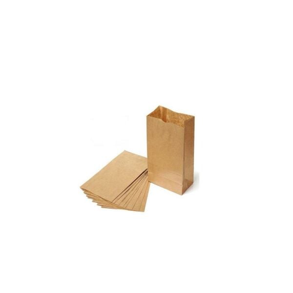 İki Taraf İki Renk Baskılı 25X12X33 Cm Kese Kağıdı Fast Food Menu Servis Paket Torbası Kraft Renk 4.000 ADET BASKILI