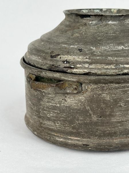 Antika Bakır Tencere Ölçü Çap 12 Cm H 9 Cm