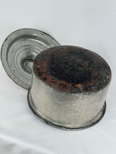Antika Bakır Tencere Ölçü Çap 33,5 Cm H 18,5 Cm