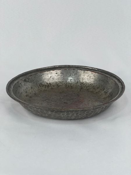 Antika Bakır Dekoratif Tabak Ölçü Çap 22 Cm H 4 Cm