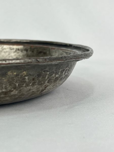 Antika Bakır Dekoratif Tabak Ölçü Çap 22 Cm H 3 Cm