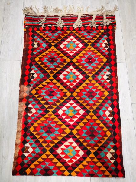 El Dokumasi Herki Yolluk Kilim Aoa Ölçü 295X87Cm