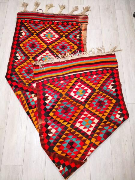 El Dokumasi Herki Yolluk Kilim Aoa Ölçü 295X87Cm