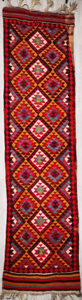 El Dokumasi Herki Yolluk Kilim Aoa Ölçü 295X87Cm