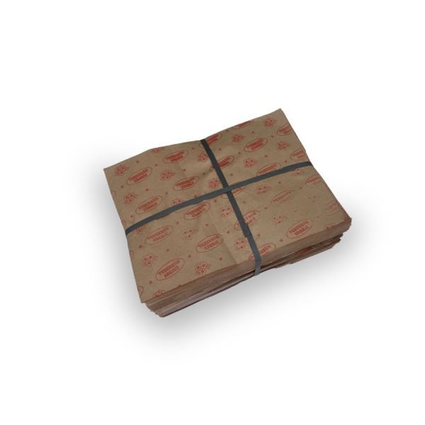 Şamua Kraft Ambalaj Kağıdı (40 gr) Ebat 25 x 35 Cm 10 Kg Balya 1001Ambalaj (Piyasa Baskılı)