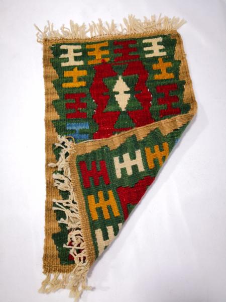 El Dokumasi Anadolu Motif Kök Boya Yün Kilim Aoa Ölçü 46X31Cm