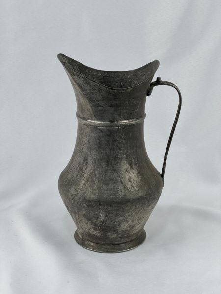 Antika Bakır Sürahi Ölçü 17X15 Cm H 28 Cm