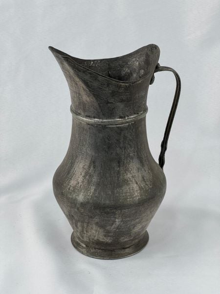 Antika Bakır Sürahi Ölçü 17X15 Cm H 28 Cm