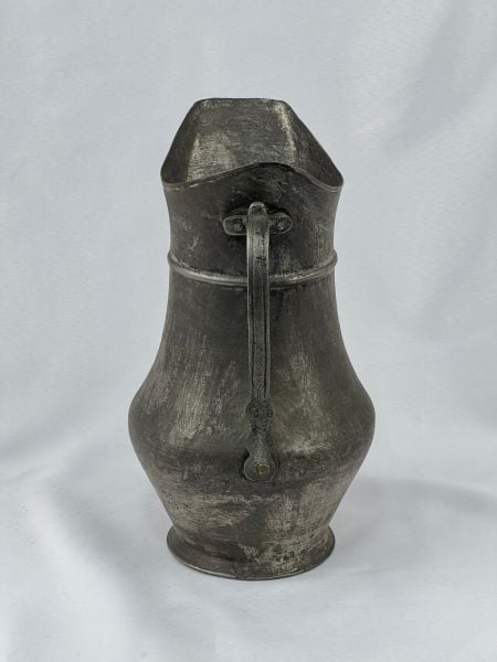 Antika Bakır Sürahi Ölçü 17X15 Cm H 28 Cm