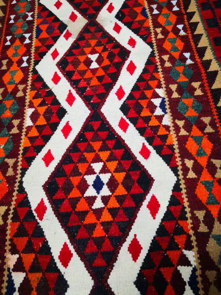 El Dokumasi Herki Yolluk Kilim Aoa Ölçü 330X98Cm
