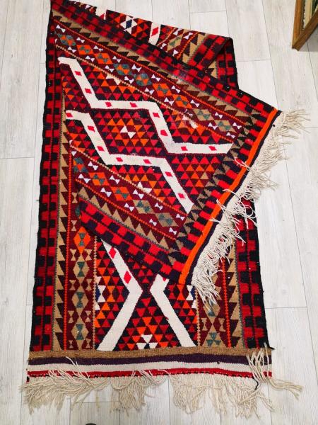 El Dokumasi Herki Yolluk Kilim Aoa Ölçü 330X98Cm