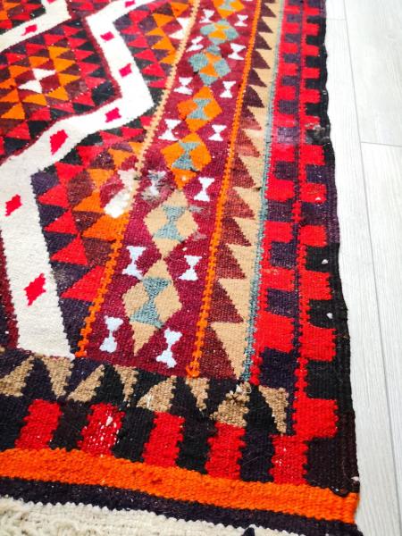 El Dokumasi Herki Yolluk Kilim Aoa Ölçü 330X98Cm
