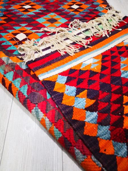 El Dokumasi Herki Yolluk Kilim Aoa Ölçü 262X86Cm