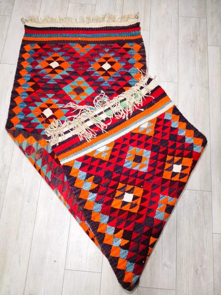 El Dokumasi Herki Yolluk Kilim Aoa Ölçü 262X86Cm