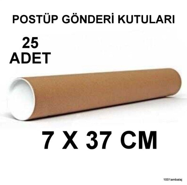 Postüp Gönderi Kutulari 7X37 Cm 25 Adet 1001 Ambalaj