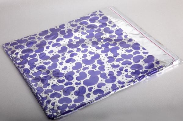 Hediye Ambalajı Bantlı Jelatin Paketleme Torbası 40 X 60 Cm Metalize Karışık Renkli  100 Lü 25 Paket Toplam 2.500 Adet