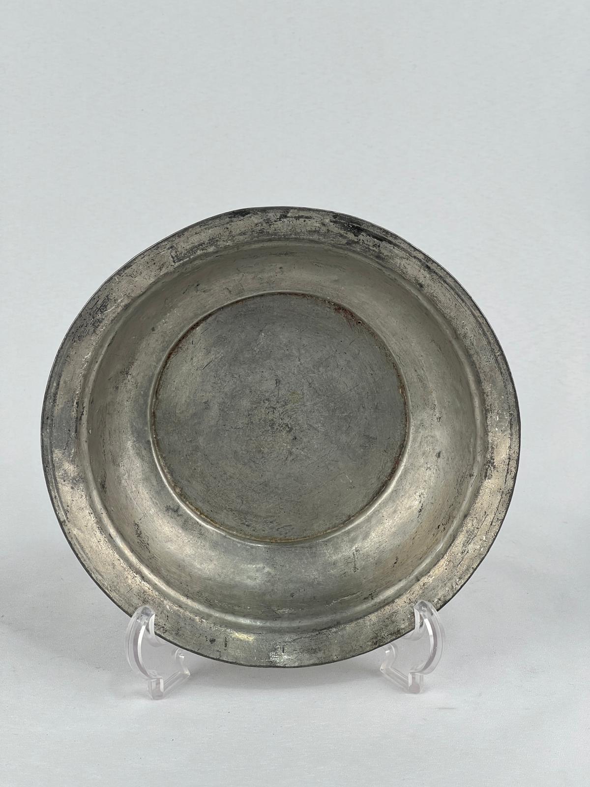 Antika Bakır Sahan Ölçü Çap 19 Cm H 4 Cm
