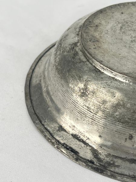 Antika Bakır Sahan Ölçü Çap 19 Cm H 4 Cm