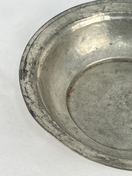 Antika Bakır Sahan Ölçü Çap 19 Cm H 4 Cm